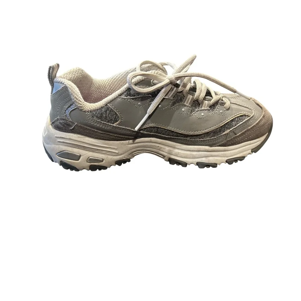 Skechers Women's Gray Sneakers Athletic Walking‎ Shoes Size 8.5